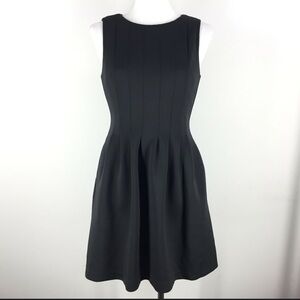 Vince Camuto pleated Black Sleeveless Dress size 8